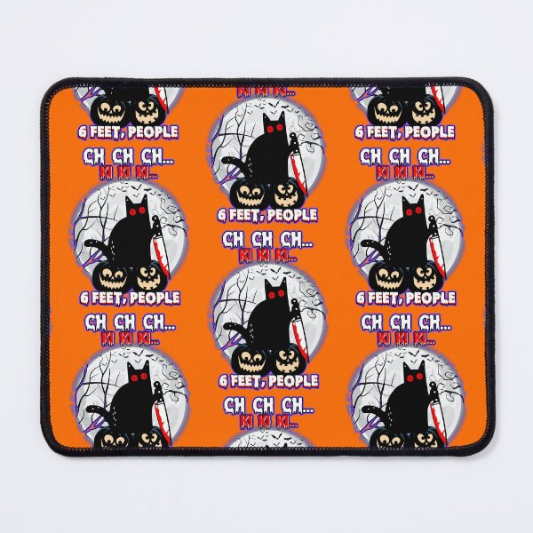 Item preview, Black Cat Halloween Six Feet People designed and sold by WoodburyLake.