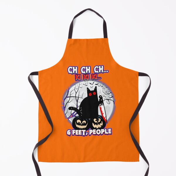 Item preview, Black Cat Halloween Six Feet People designed and sold by WoodburyLake.