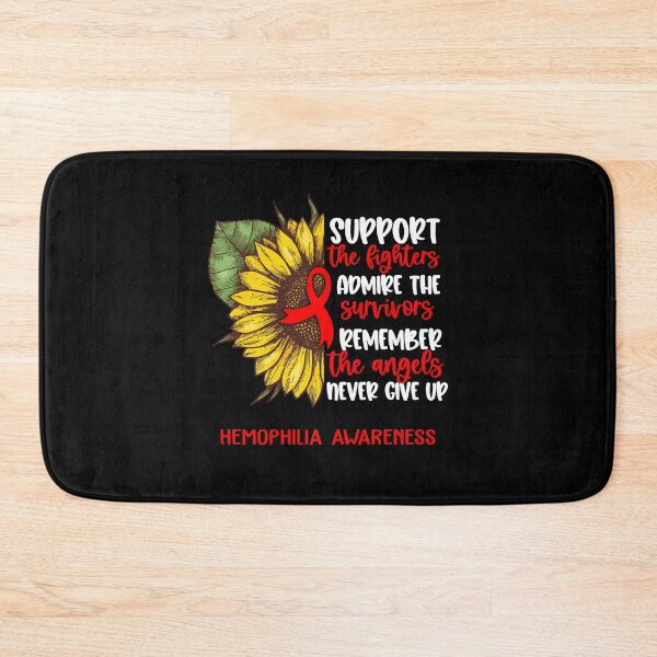 Item preview, Hemophilia Awareness - Support the Fighters Admire the Survivors Remember the Angels Never Give Up designed and sold by whlrcheryl.