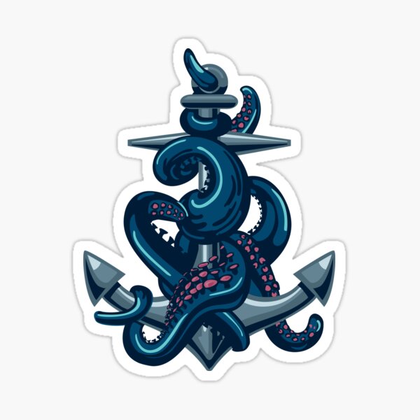 Sea Monster Stickers Redbubble - sea monster attk roblox