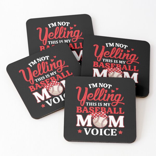 Item preview, I'm Not Yelling This Is My Baseball Mom Voice Baseball Lover designed and sold by MichelSorour.