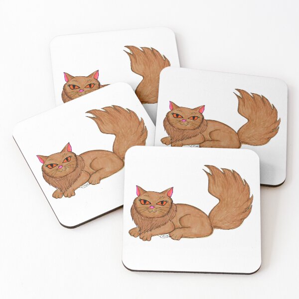 Item preview, Brown Fluffy Floof Cat designed and sold by Cats-And-Kat.