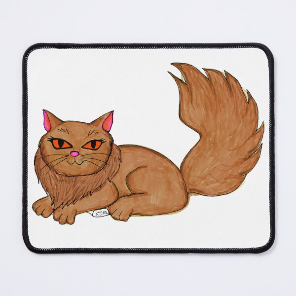Item preview, Brown Fluffy Floof Cat designed and sold by Cats-And-Kat.