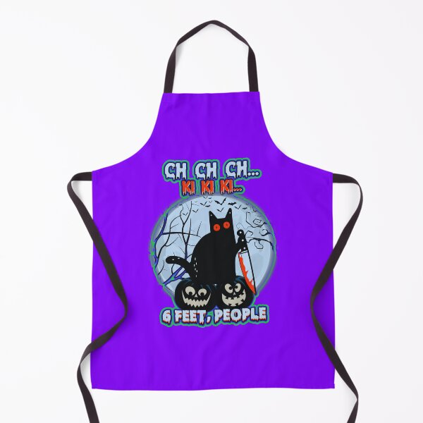 Item preview, Black Cat Halloween Six Feet People designed and sold by WoodburyLake.