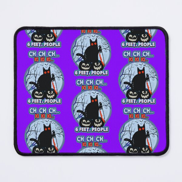 Item preview, Black Cat Halloween Six Feet People designed and sold by WoodburyLake.