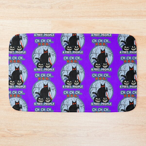 Item preview, Black Cat Halloween Six Feet People designed and sold by WoodburyLake.