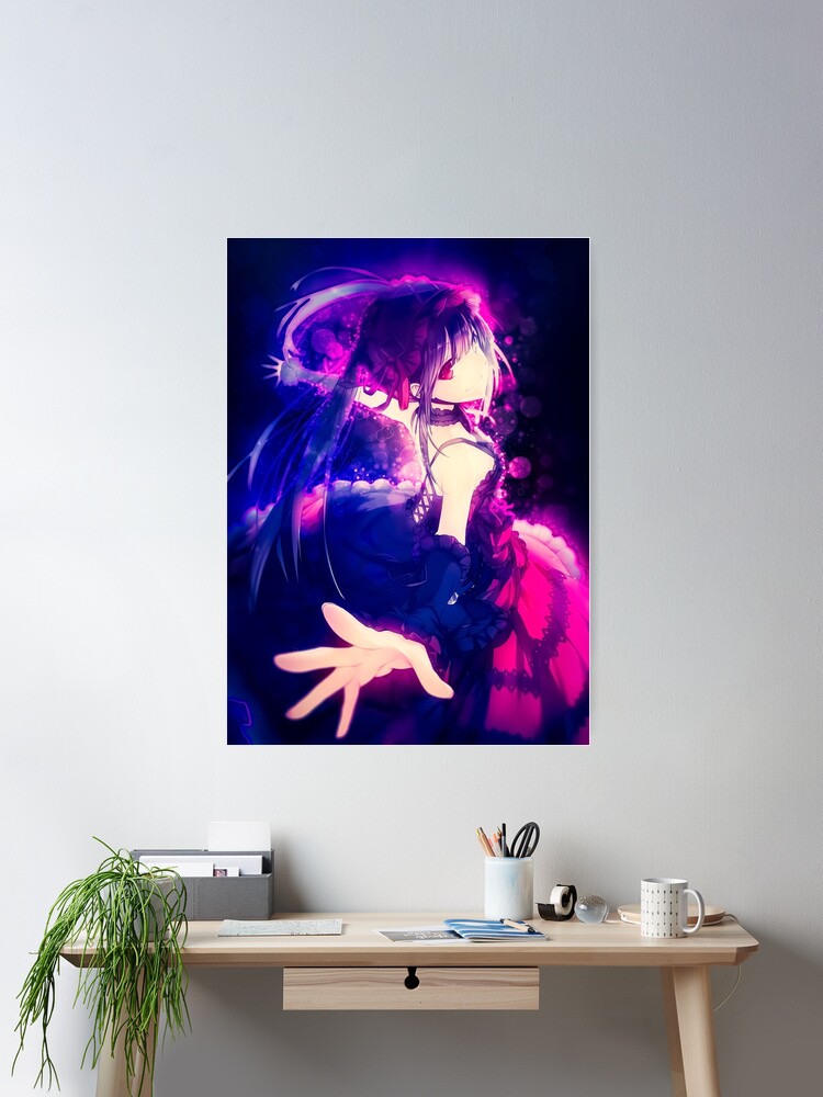 Kurumi Tokisaki Date A Live Clock for Sale by Spacefoxart