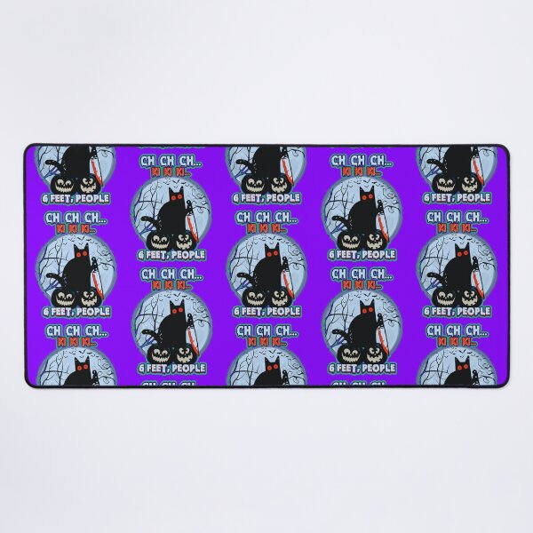 Item preview, Black Cat Halloween Six Feet People designed and sold by WoodburyLake.