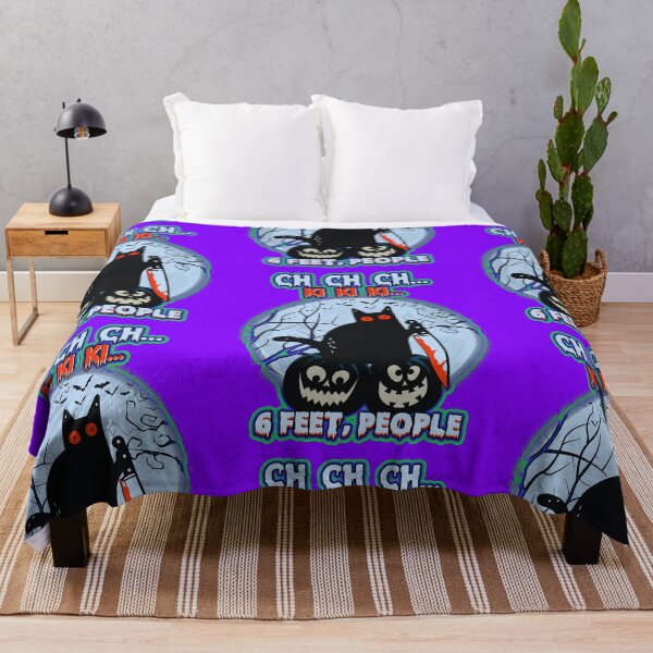 Item preview, Black Cat Halloween Six Feet People designed and sold by WoodburyLake.