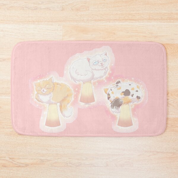 Item preview, Mushroom Cats (With Background) designed and sold by JanGrackle.