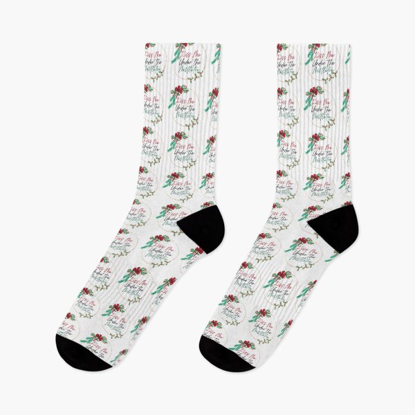 Item preview, Kiss Me Under the Mistletoe Artwork designed and sold by cinxart.