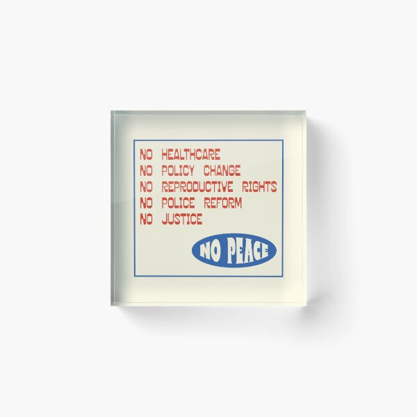 Item preview, No Justice No Peace designed and sold by Picket Club.