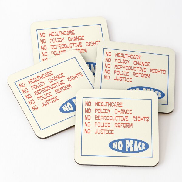 Item preview, No Justice No Peace designed and sold by Picket Club.