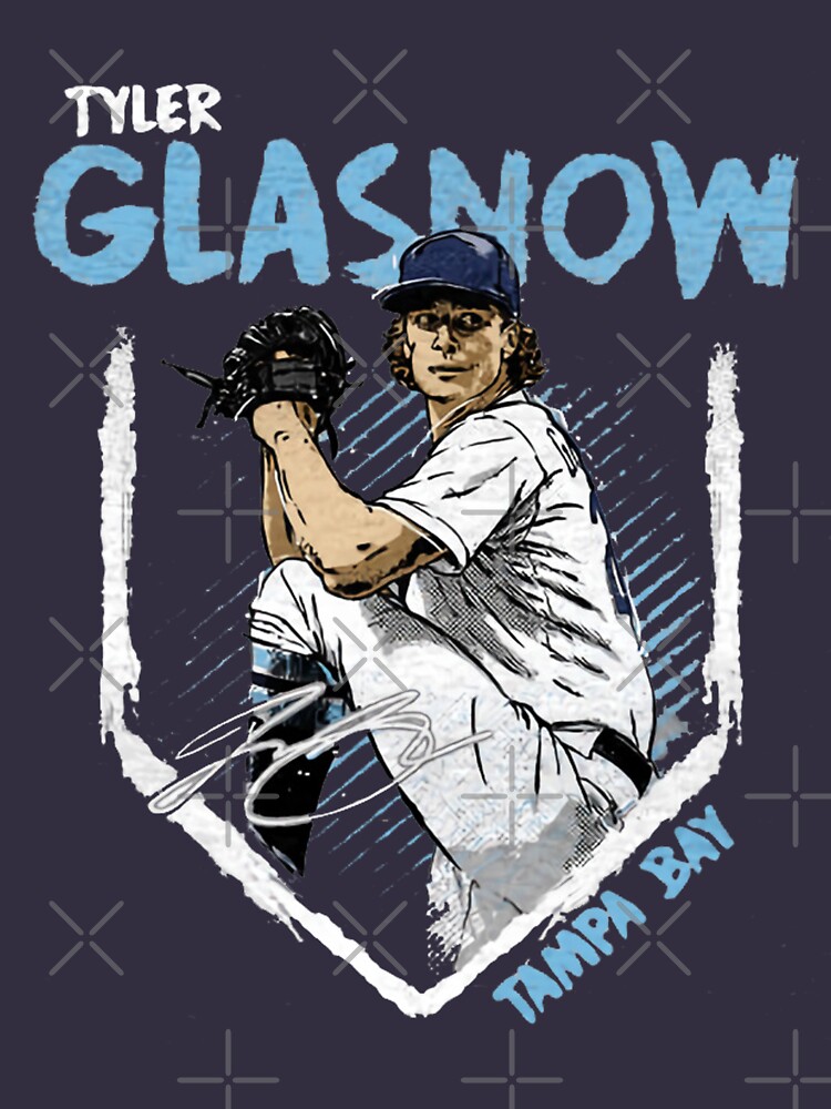 Tyler Glasnow Shirt, Tampa Bay Baseball Men's Cotton T-Shirt