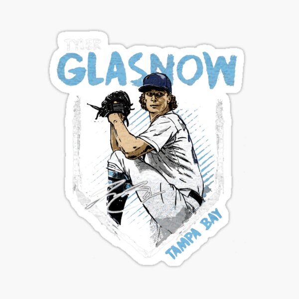 Tyler Glasnow Jersey Sticker Sticker for Sale by contawana1s