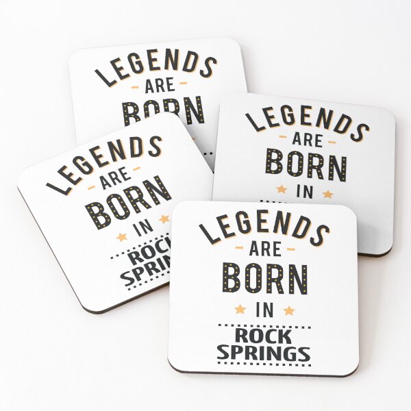 Item preview, Legends Are Born In Rock Springs designed and sold by GoodVibesWX9.