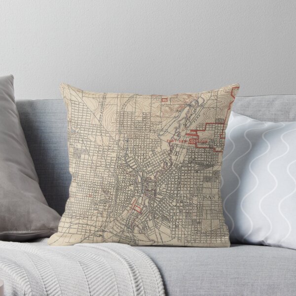 Item preview, Vintage Map of San Antonio Texas (1903)  designed and sold by BravuraMedia.