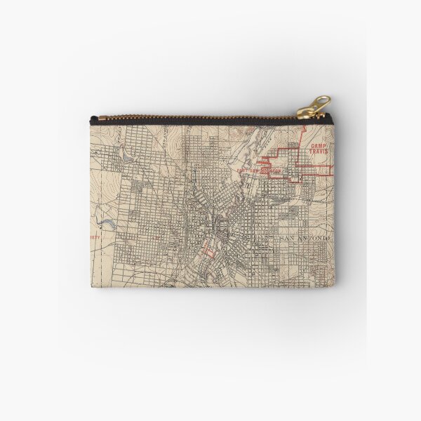 Item preview, Vintage Map of San Antonio Texas (1903)  designed and sold by BravuraMedia.