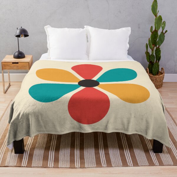 Item preview, Mid Century Vintage Retro Color Flower designed and sold by La Chic.
