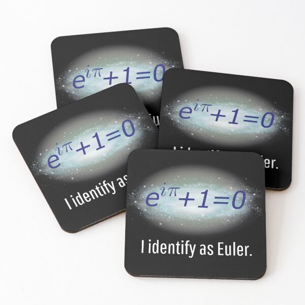Item preview, Funny I Identify as Euler Math Equation Euler's Identity Nerdy designed and sold by Purple Fern Art.