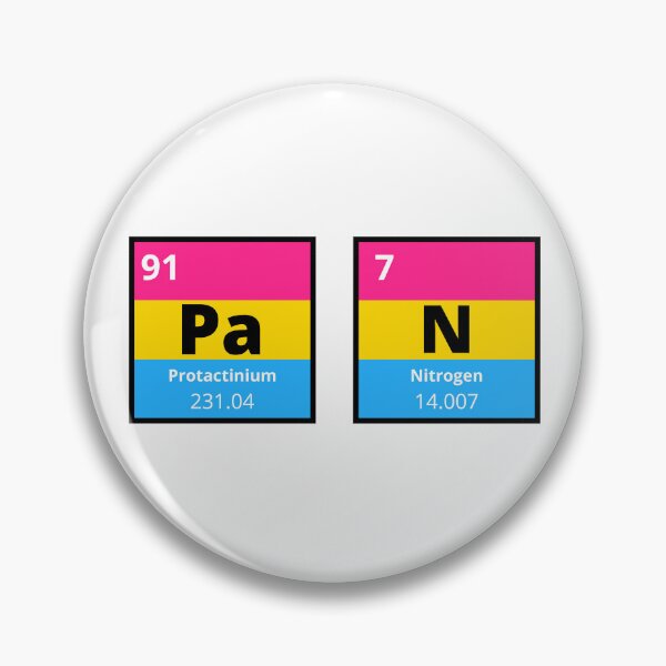Item preview, Pansexual Periodic Table Pan Chemistry Nerd  designed and sold by prideXrainbow.