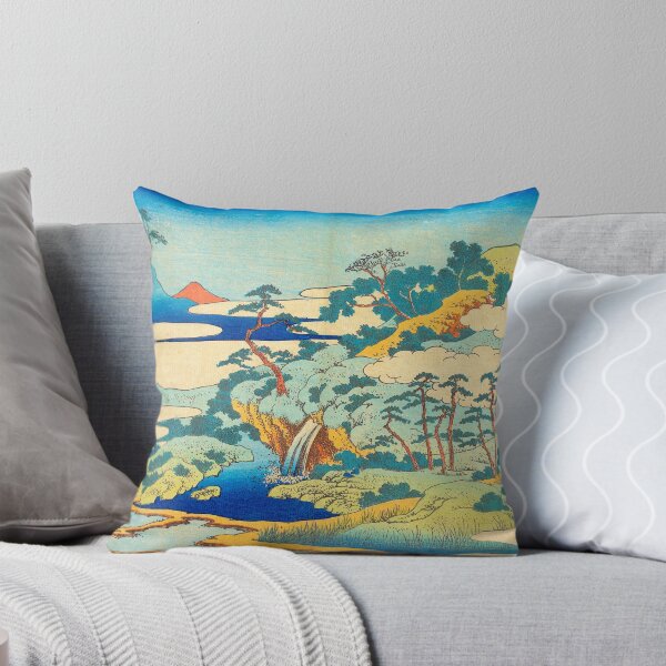 Item preview, The Sacred Spring at Jogaku - Katsushika Hokusai designed and sold by SimpleJoyStyle.