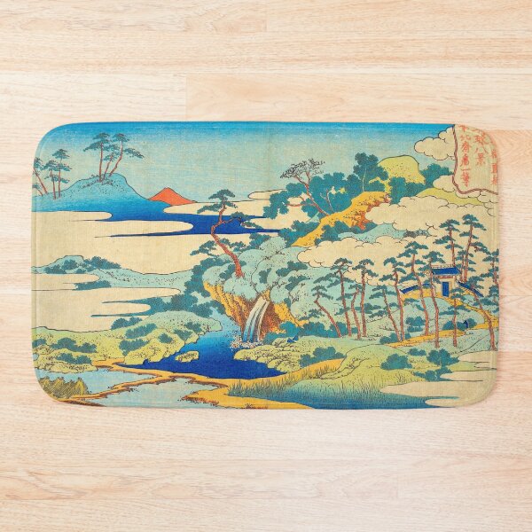 Artikelvorschau, Die heilige Quelle bei Jogaku - Katsushika Hokusai entworfen und verkauft von SimpleJoyStyle.