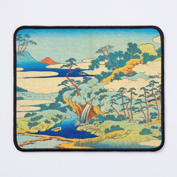 Item preview, The Sacred Spring at Jogaku - Katsushika Hokusai designed and sold by SimpleJoyStyle.