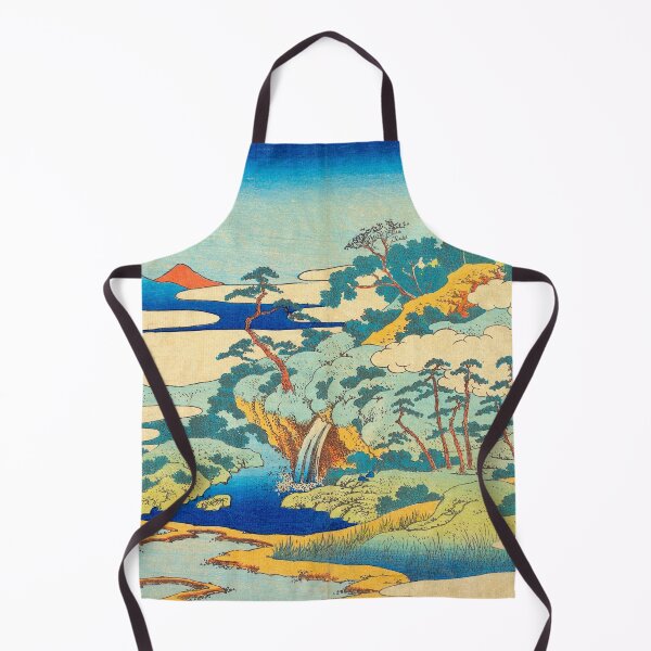 Item preview, The Sacred Spring at Jogaku - Katsushika Hokusai designed and sold by SimpleJoyStyle.