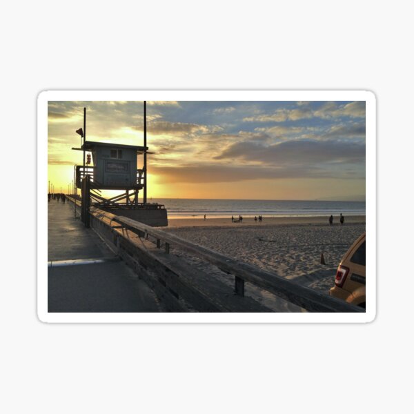 Venice Beach Lifeguard Hut Sticker