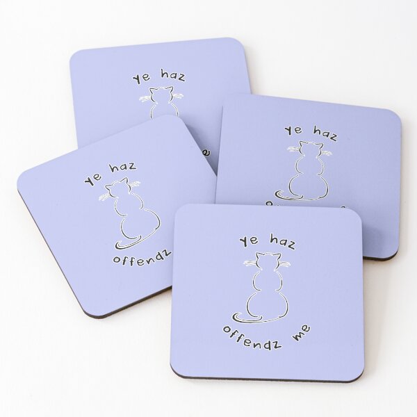 Item preview, Ye Haz Offendz Me Cute Cat Illustration Back Turned Indignation designed and sold by Siela.