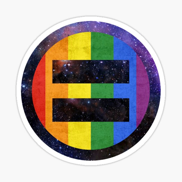 Equality Pride Universe Sticker