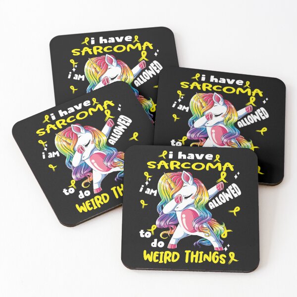 Item preview, Sarcoma Awareness Funny I have Sarcoma i'm allowed to do Weird Things! designed and sold by JanetShop809.