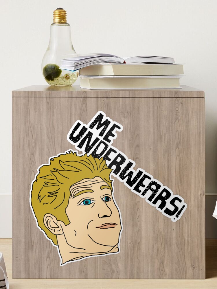 The Room: Me Underwears Sticker for Sale by fatherbananas