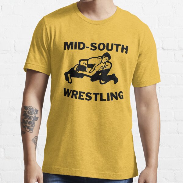 "Original MidSouth Championship Wrestling Logo" Tshirt for Sale by