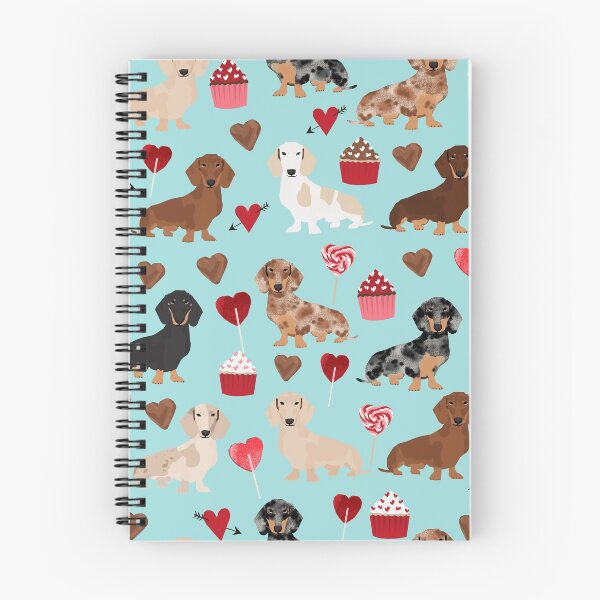 Item preview, Dachshund dog breed weener dog valentine cupcakes  doxie dachsie pet friendly pattern designed and sold by PetFriendly.