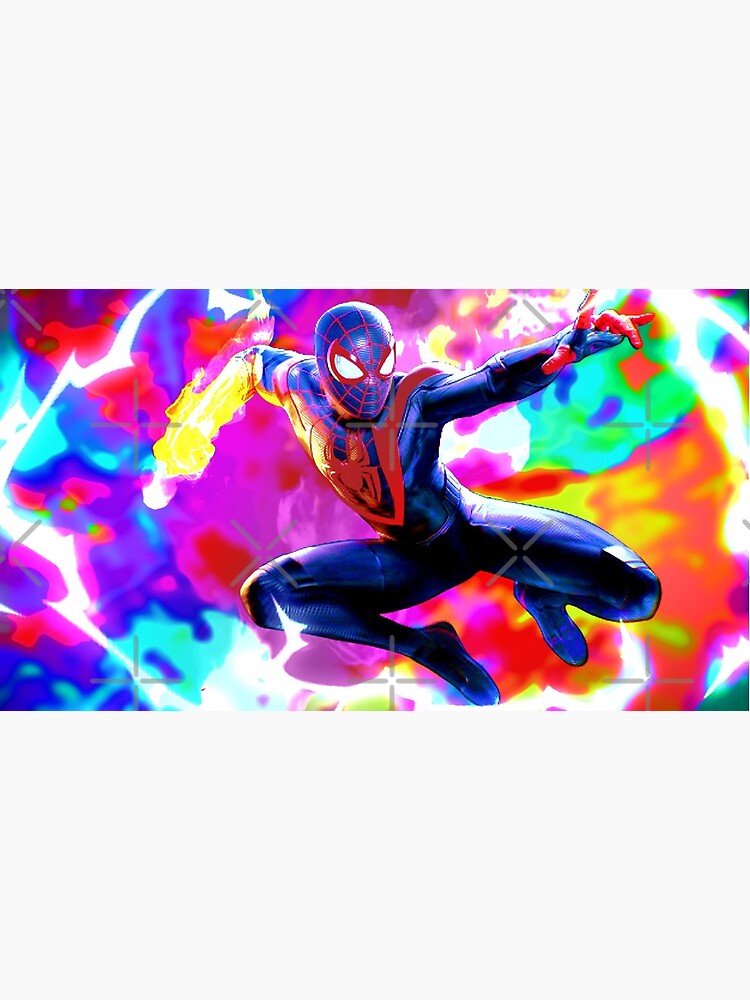 "MILES MORALES-COLOR SPLASH" Poster for Sale by xBLACKSTAR | Redbubble