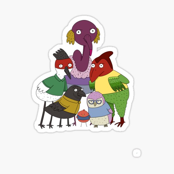 Birdshirt Hemsworth Sticker