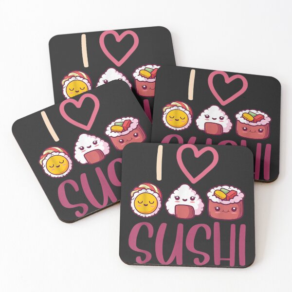 Item preview, Anime Lover Gift Asian Food Nigiri Sashimi Maki I Love Sushi designed and sold by Jordannmw.