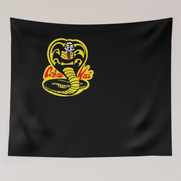 Aperçu de l'œuvre Cobra Kai ✅ Strike First - T-shirt Strike Hard créée et vendue par MaraAnita.