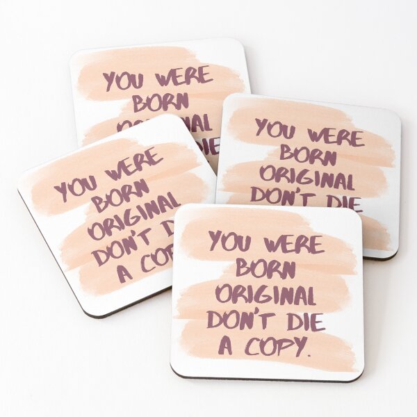 Item preview, you were born original don't die a copy designed and sold by perivili.
