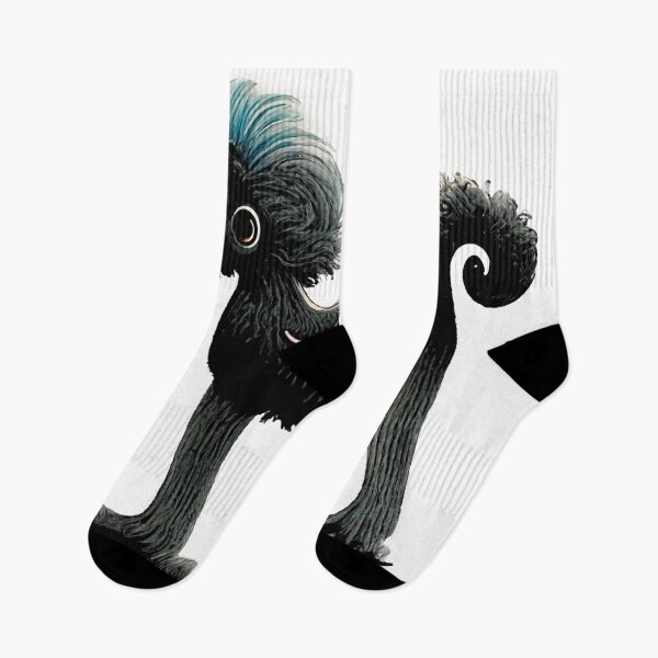 Item preview, Dr Seuss inspired Poodle Dog designed and sold by ThePurpleMelon.