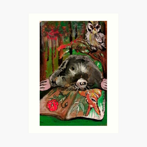 Rumpole the Mole Art Print