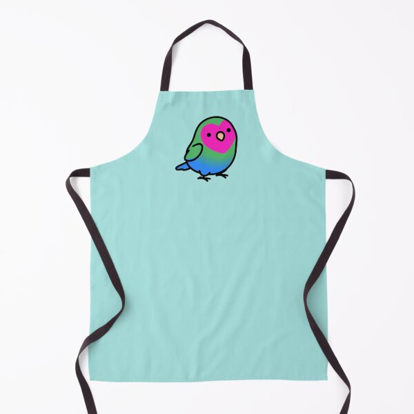 Item preview, "Poly Polly" Polysexual LGBT+ Pride Lovebird designed and sold by birdhism.