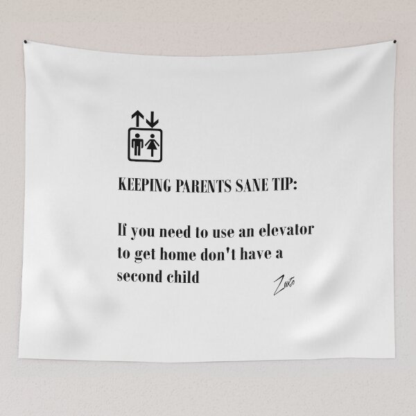 Item preview, Keeping Parents Sane Tip by Zvzo designed and sold by ZvzoDesign.