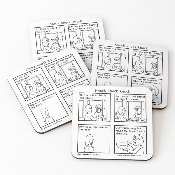Item preview, Knock knock knock designed and sold by Cramped Conditions.