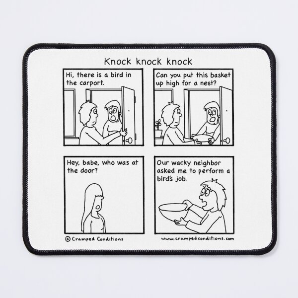 Item preview, Knock knock knock designed and sold by Cramped Conditions.
