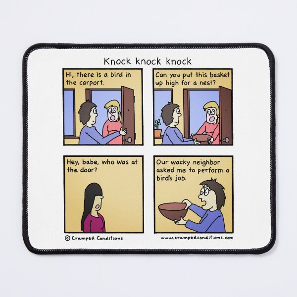 Item preview, Knock knock knock designed and sold by Cramped Conditions.