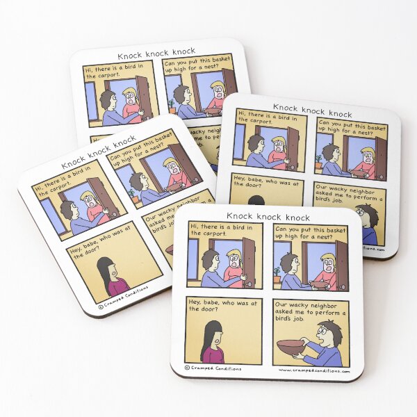 Item preview, Knock knock knock designed and sold by Cramped Conditions.