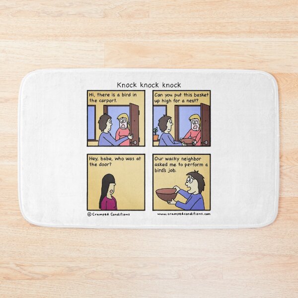 Item preview, Knock knock knock designed and sold by Cramped Conditions.